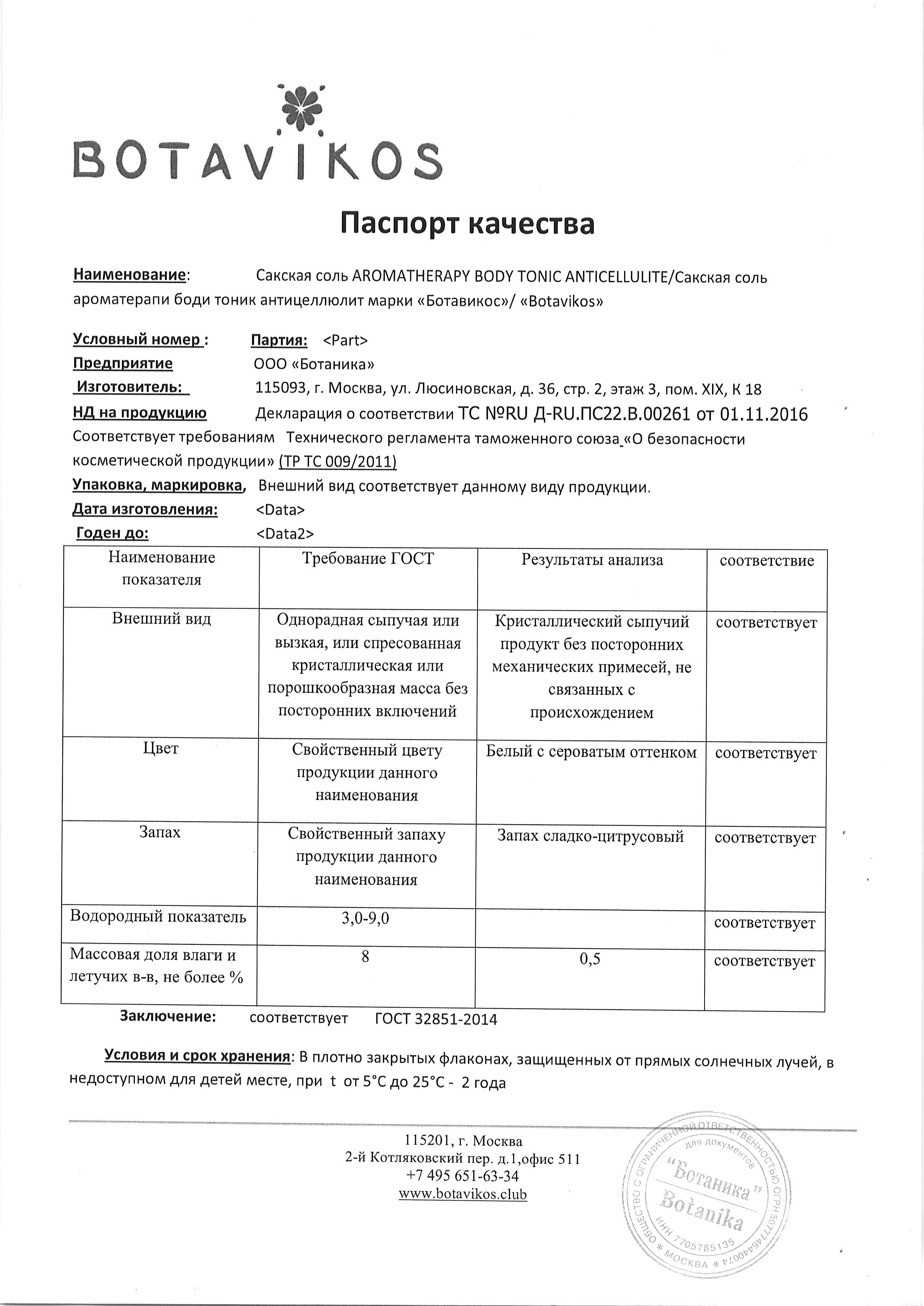 Паспорт №032022